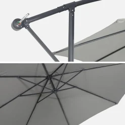 Offset round parasol 350cm