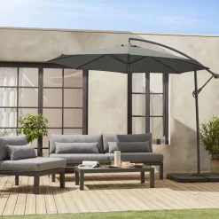 Offset round parasol 350cm