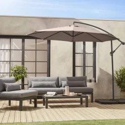 Offset round parasol 350cm