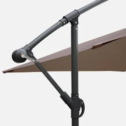 Offset square parasol 3x3m