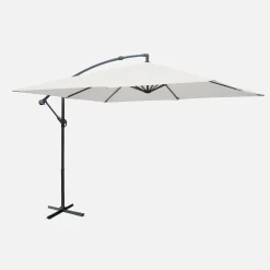Offset square parasol 3x3m