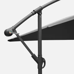 Offset square parasol 3x3m