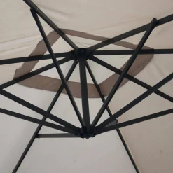 Offset square parasol 3x3m