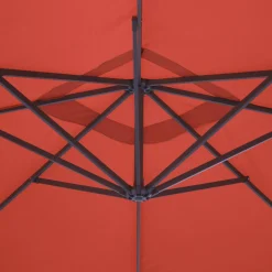 Offset square parasol 3x3m