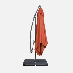 Offset square parasol 3x3m