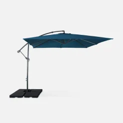 Offset square parasol 3x3m