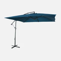 Offset square parasol 3x3m