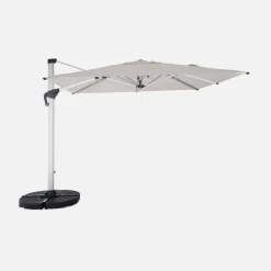 Offset square parasol 3x3m