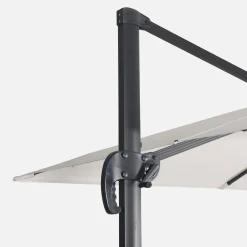 Offset square parasol 3x3m + rounded weights to ballast