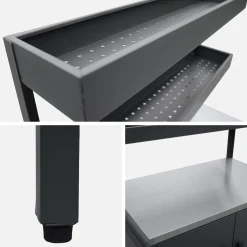 Outdoor kitchen 3 modules in stainless steel