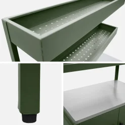 Outdoor kitchen 3 modules in stainless steel