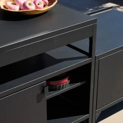 Outdoor kitchen 3 modules stainless steel