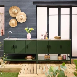 Outdoor kitchen stainless steel 2 modules