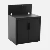 Outdoor kitchen steel 2 doors 1 hook L80cm