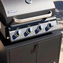 Outdoor kitchen steel 2 doors L80cm