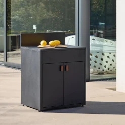 Outdoor steel kitchen 2 doors L80cm