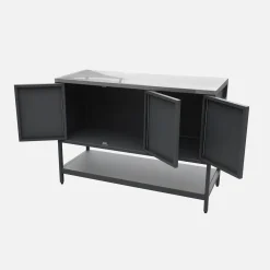 Outdoor steel kitchen 3 doors, 1 shelf L120cm