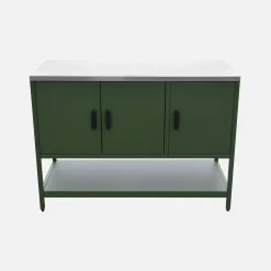 Outdoor steel kitchen 3 doors, 1 shelf L120cm