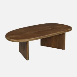 Oval coffee table mango wood