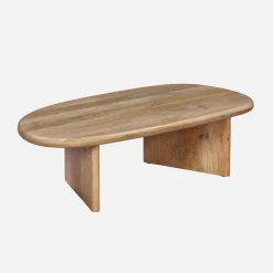 Oval coffee table mango wood