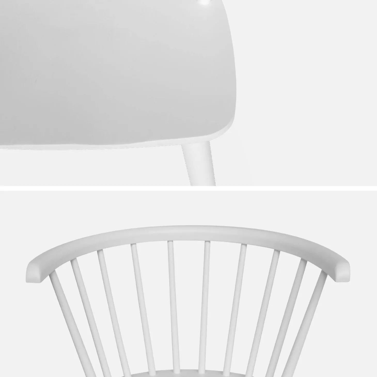 Pair of chairs in walnut wood and plywood