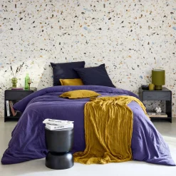 Pair of 1-drawer bedside tables with wooden effect