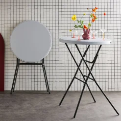 Pair of foldable high tables