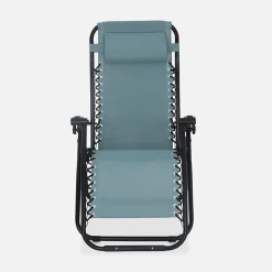 Pair of foldable zero gravity reclining chairs