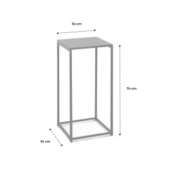 Pair of industrial side tables