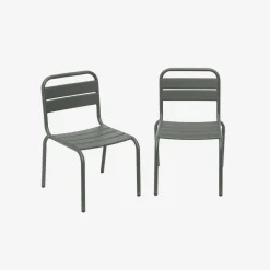 Pair of metal chairs for children
