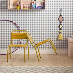 Pair of metal chairs for children