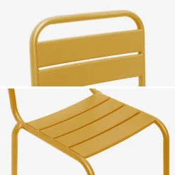 Pair of metal chairs for children