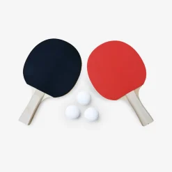 Pair of ping pong paddle  + 3 balls