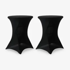 Pair of protective covers for event tables