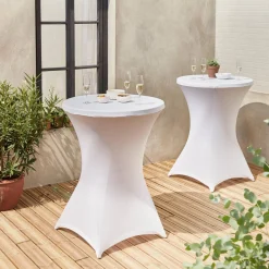 Pair of protective covers for event tables