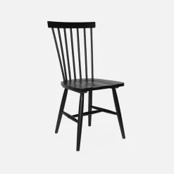 Pair of wooden dining chairs