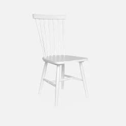 Pair of wooden dining chairs
