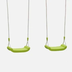 4-piece swing set with 2 swings, tandem swing and glider swing