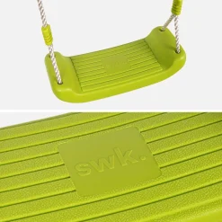 4-piece swing set with 2 swings, tandem swing and glider swing