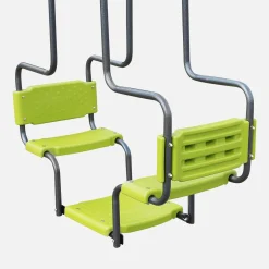 4-piece swing set with 2 swings, tandem swing and glider swing