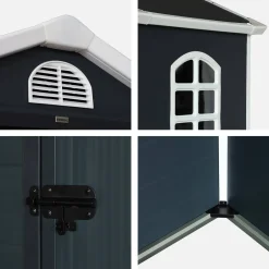 Plastic garden shed 1.39 m² (1.39 m²)
