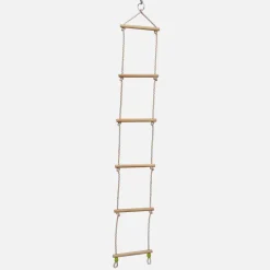Playground swings, rope ladder