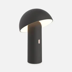 Portable indoor/outdoor cordless table lamp with adjustable head, 28 cm high