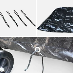Premium outdoor table tennis table with 2 bats, 3 balls and protective cover