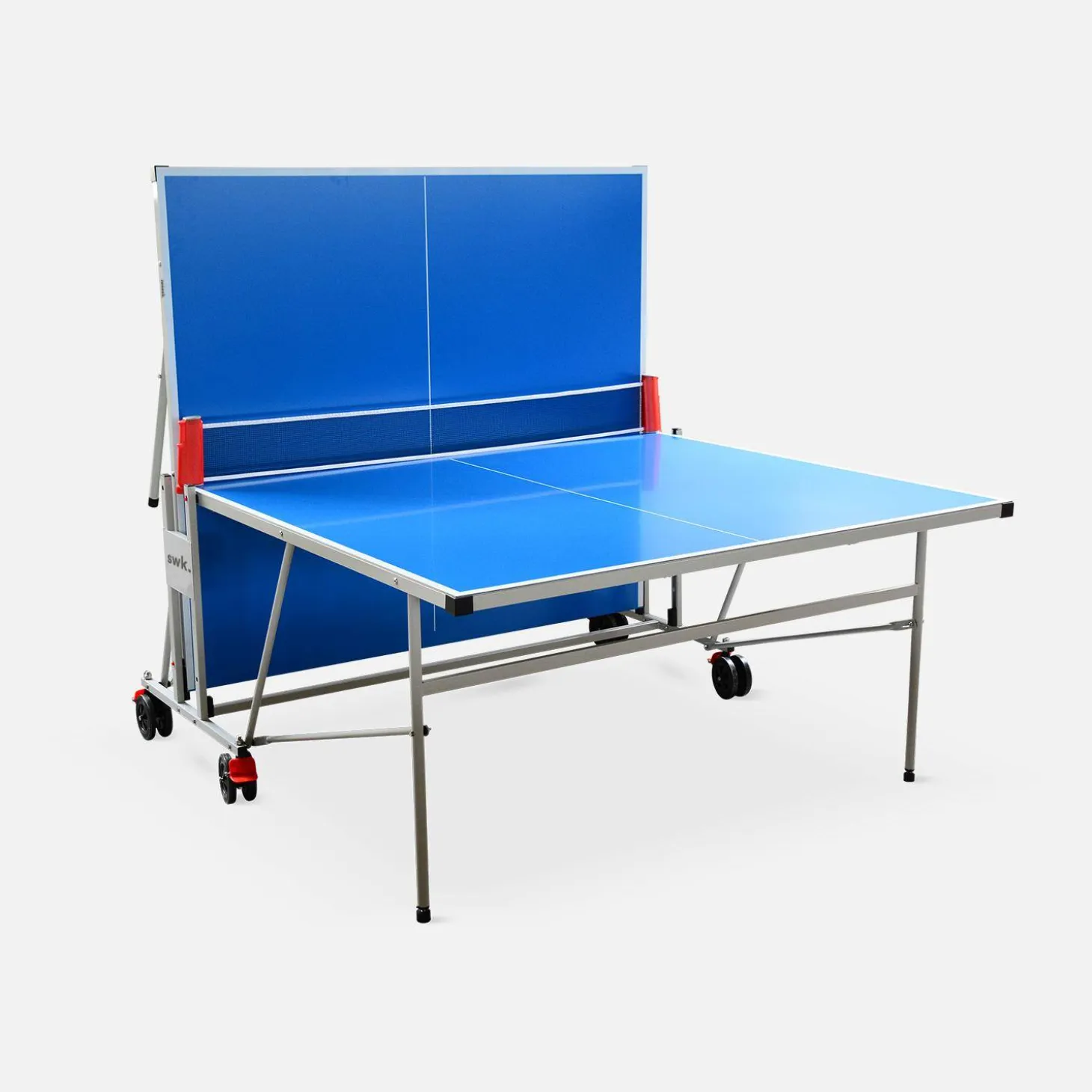Premium outdoor table tennis table with 2 bats, 3 balls and protective cover