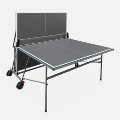 Premium outdoor table tennis table with 2 bats, 3 balls and protective cover