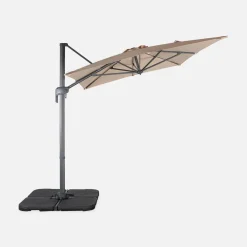 Rectangular cantilever parasol 2x3m