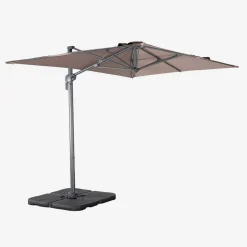 Rectangular cantilever parasol 2x3m + 4 ballast slabs 50x50cm