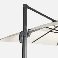 Rectangular cantilever parasol 3x4m + 50x50cm ballast slabs