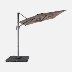 Rectangular cantilever parasol 2x3m